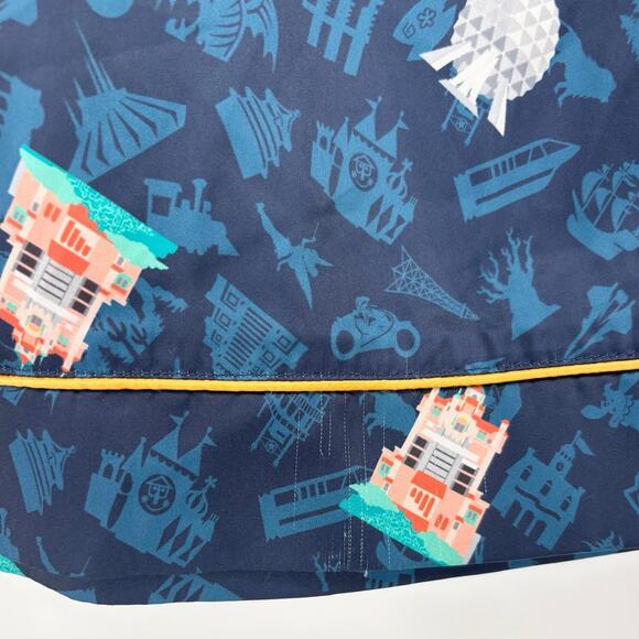 Disney Parks Blue Satin Drawstring Pajama Pants Size 3X - Picture 7 of 7